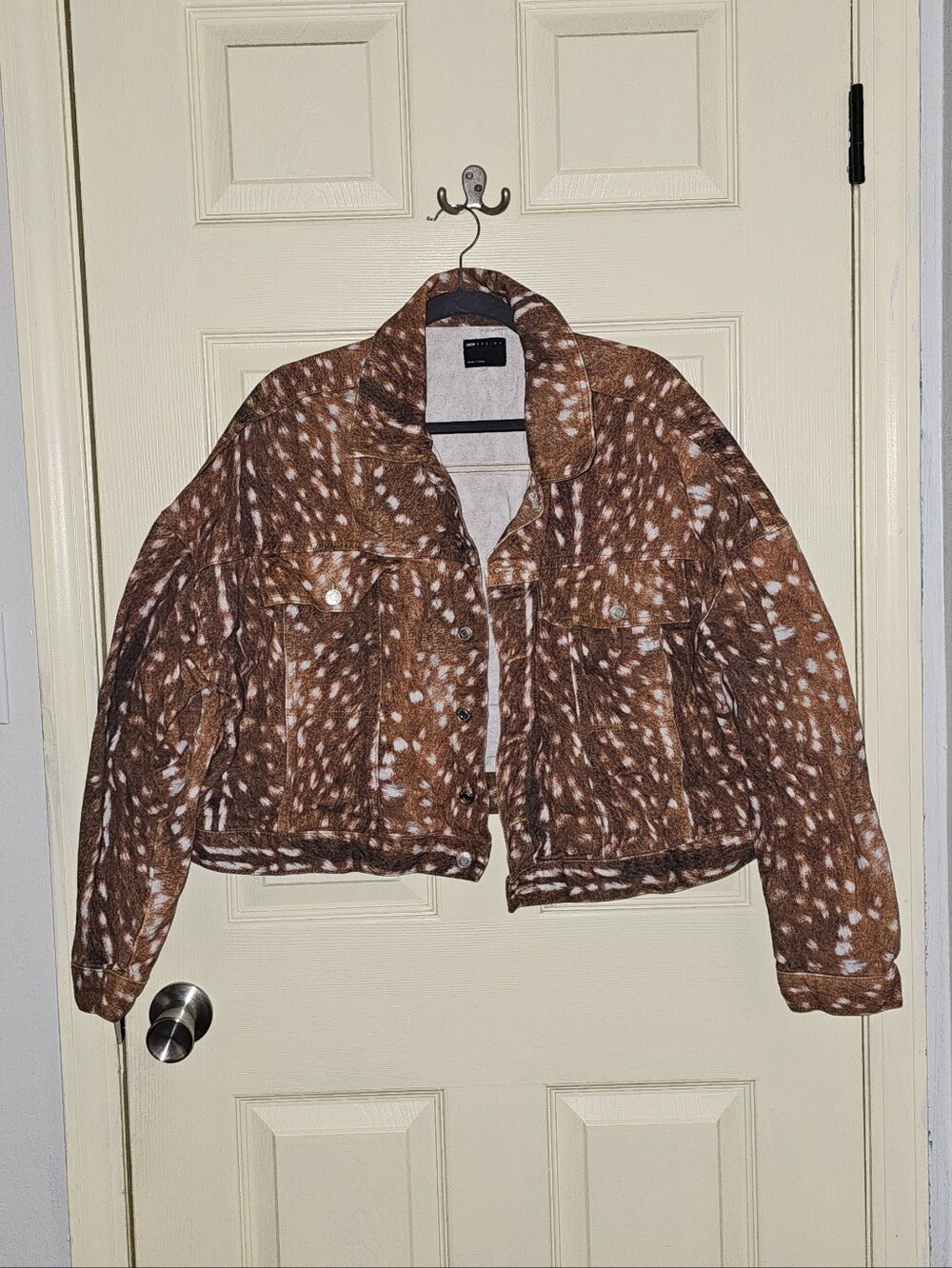 Asos Western Jacket Fawn Print